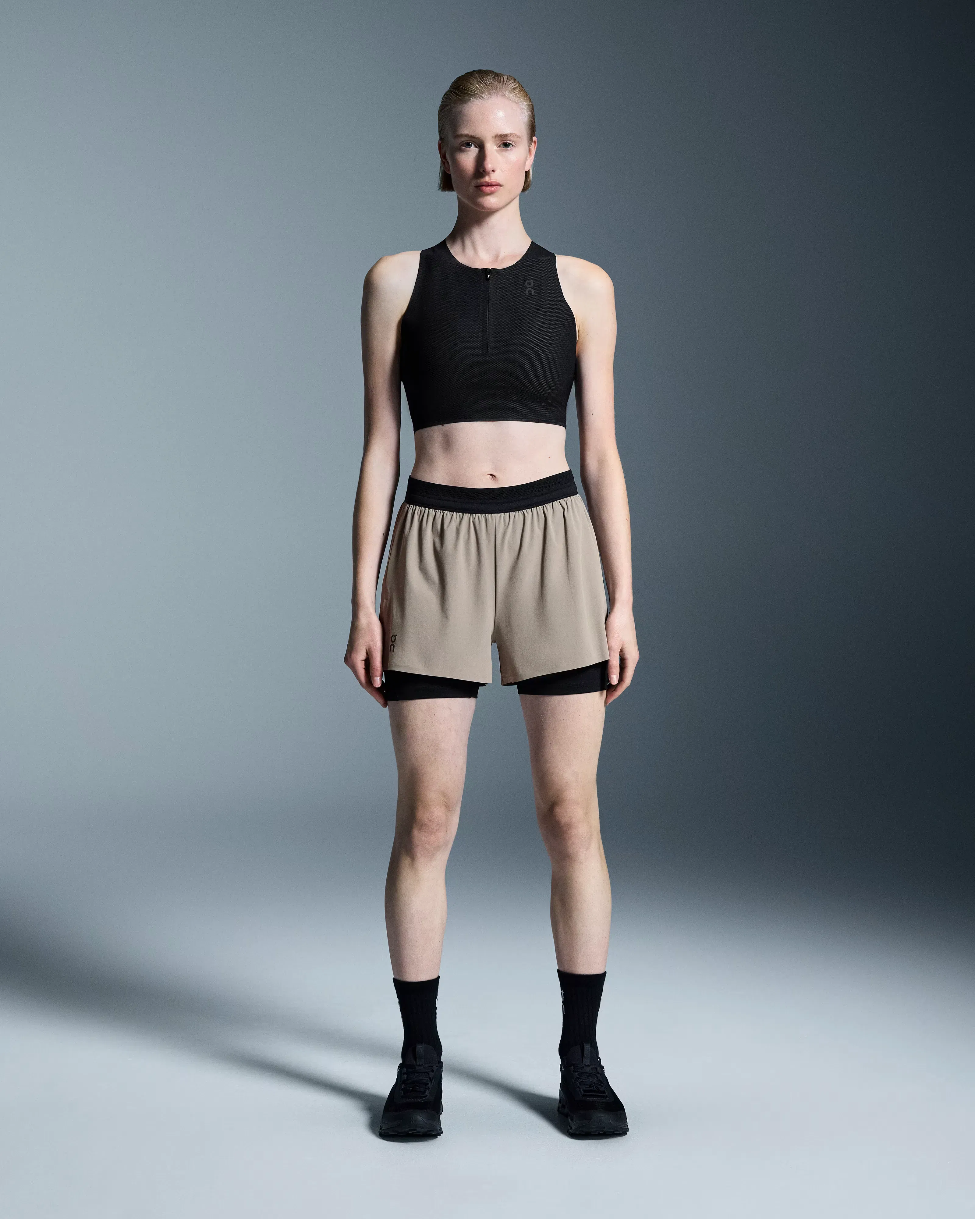 3" Performance 2/1 Shorts Cinder Black