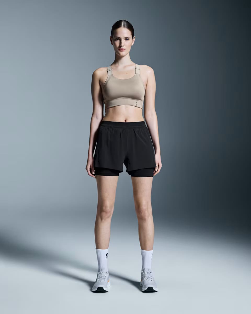 3" Performance 2/1 Shorts Black