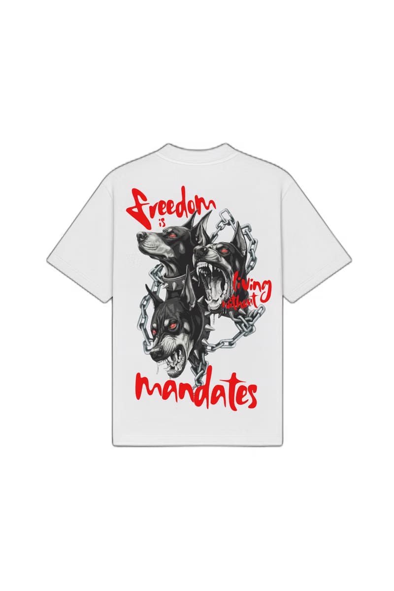 Freedom White Oversized T-Shirt