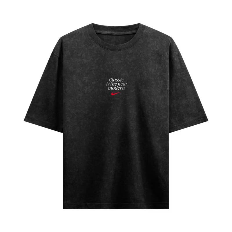 Myugen Nike Bitches Acid Wash Oversized T-Shirt Black