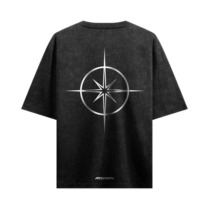 Myugen Wear Your Schemes Acid Wash Oversized T-Shirt Black
