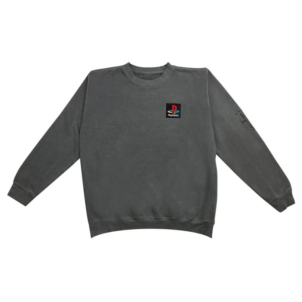 Cactus Jack by Travis Scott x PlayStation Classic Crewneck Pepper