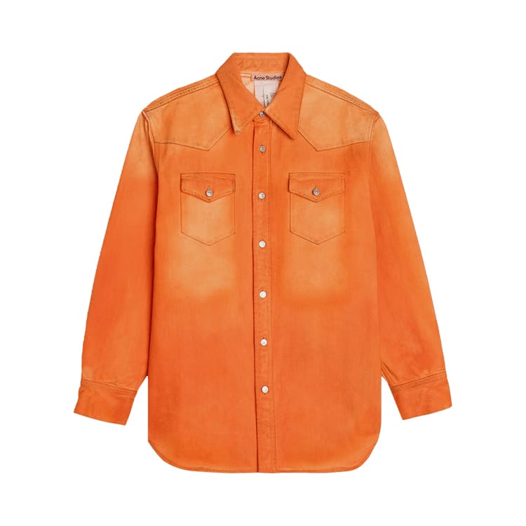 Acne Studios Hoodie Neon Orange
