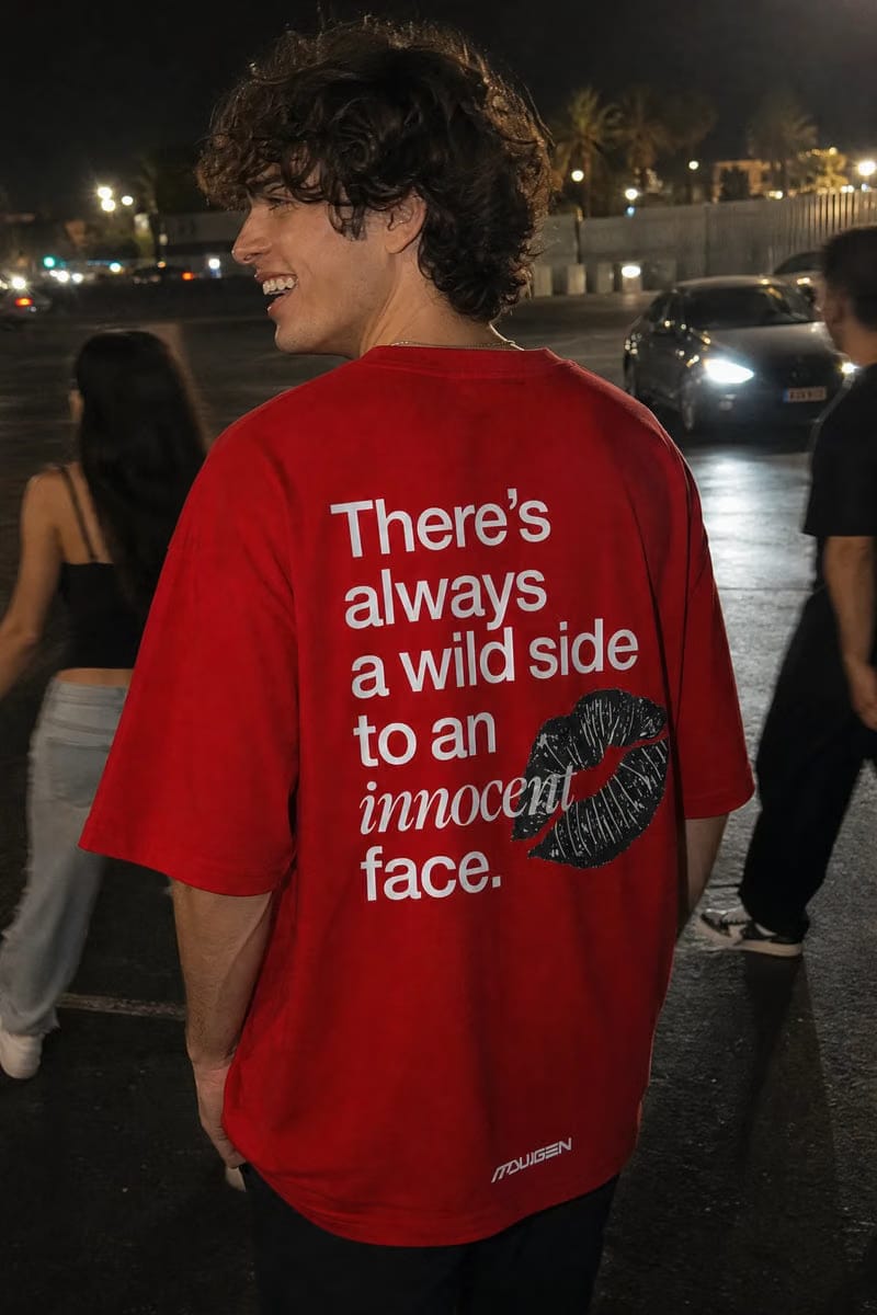 Myugen Sinners Of The Saint Oversized T-Shirt Red