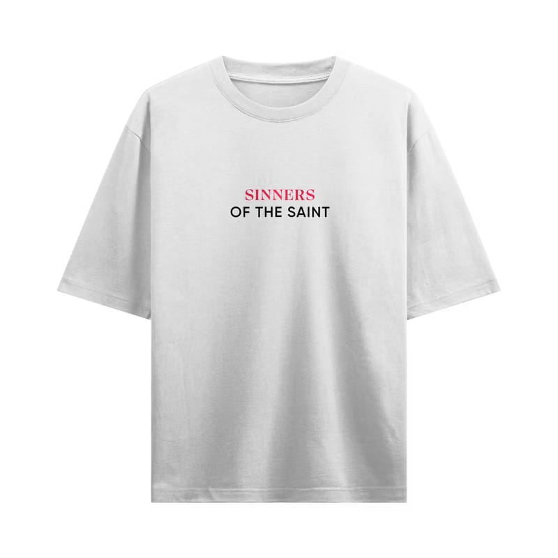 Myugen Sinners Of The Saint Oversized T-Shirt White