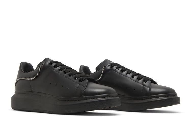 Alexander McQueen Oversized Sneaker Zipper Tooth Black Silver
