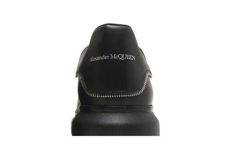 Alexander McQueen Oversized Sneaker Zipper Tooth Black Silver