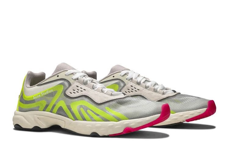 Acne Studios Buzz Ripstop Trail Transparent - Yellow Fluorescent