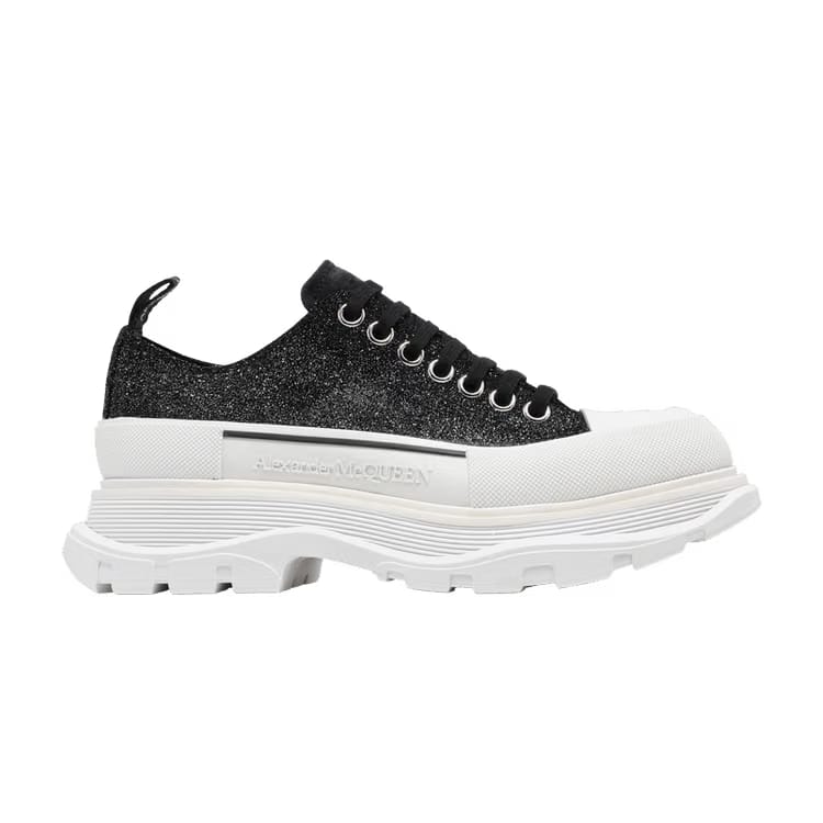 Alexander McQueen Wmns Tread Slick Lace-Up 'Galaxy Black'