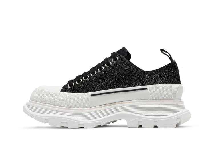 Alexander McQueen Wmns Tread Slick Lace-Up 'Galaxy Black'