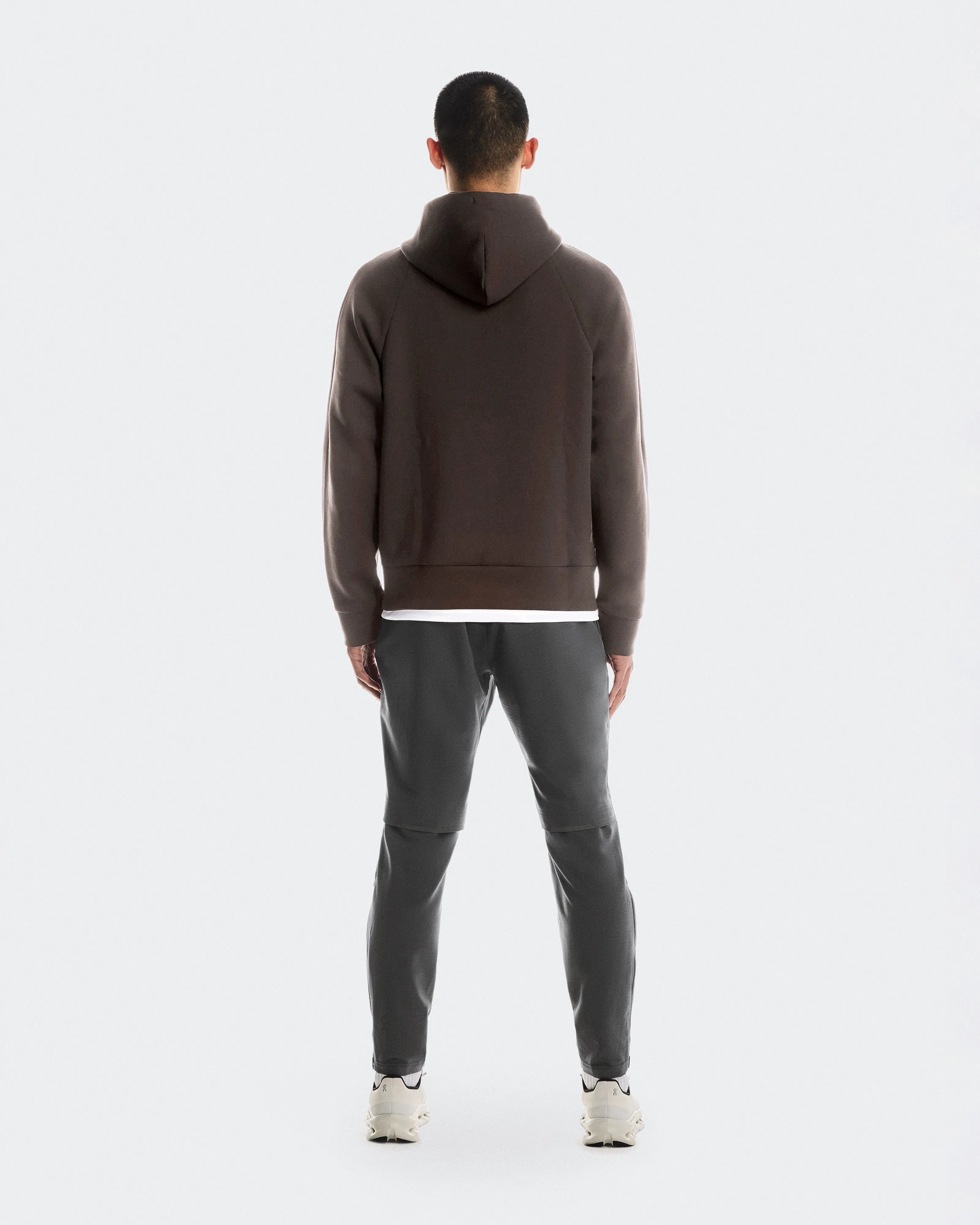 Focus Tech Zip Hoodie Pebble