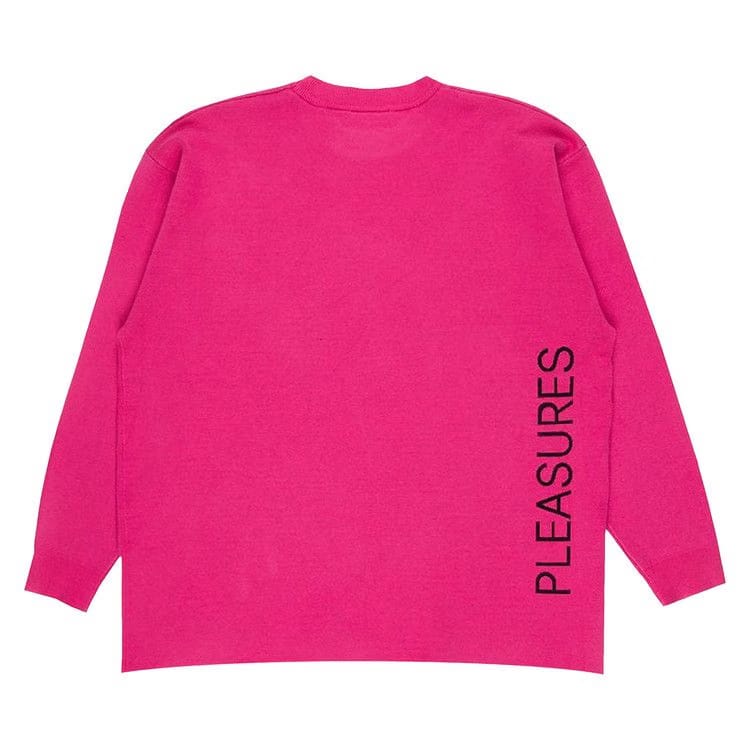 Pleasures Lowlife Jacquard Sweater Pink