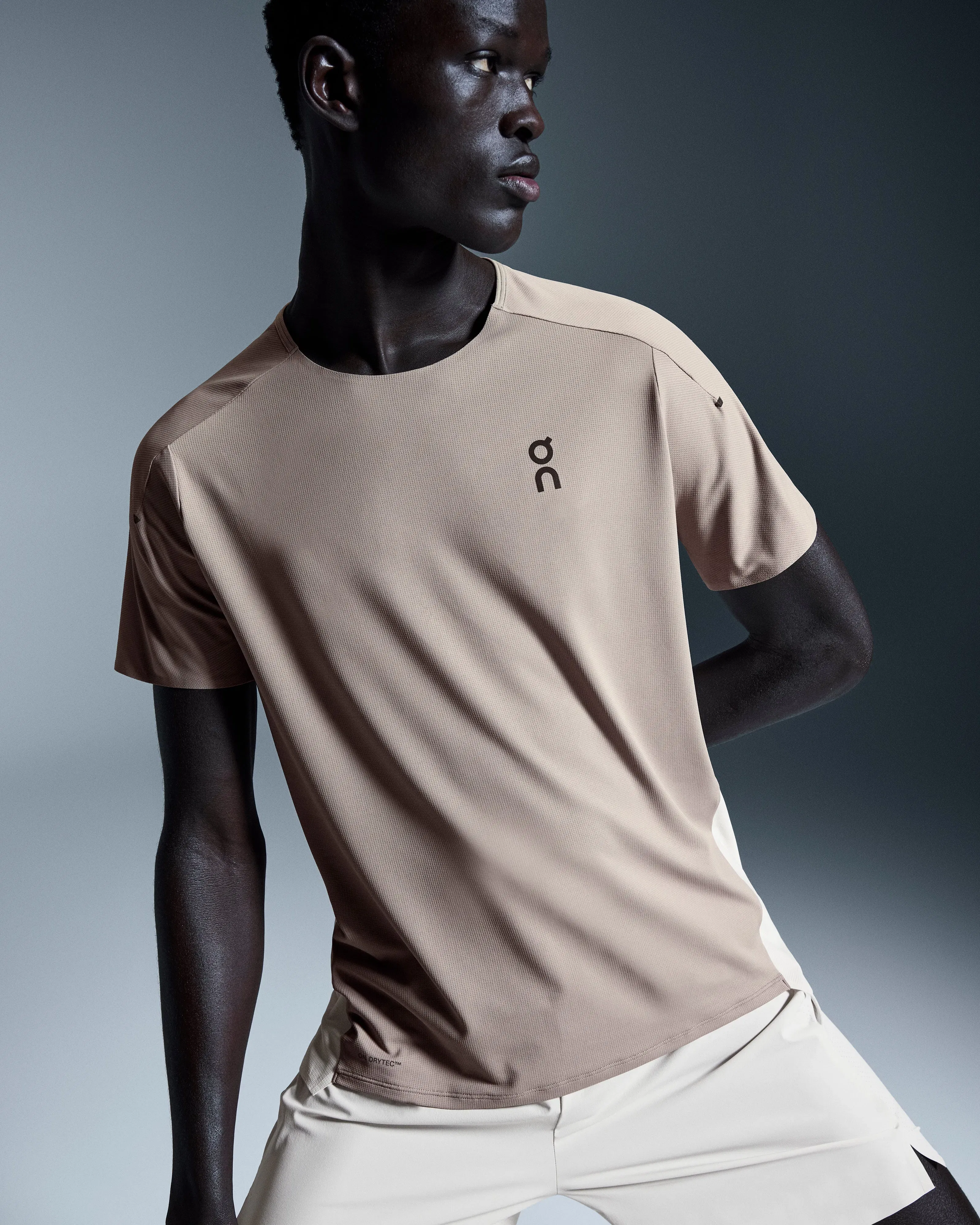 Mens Performance-T Cinder Silver