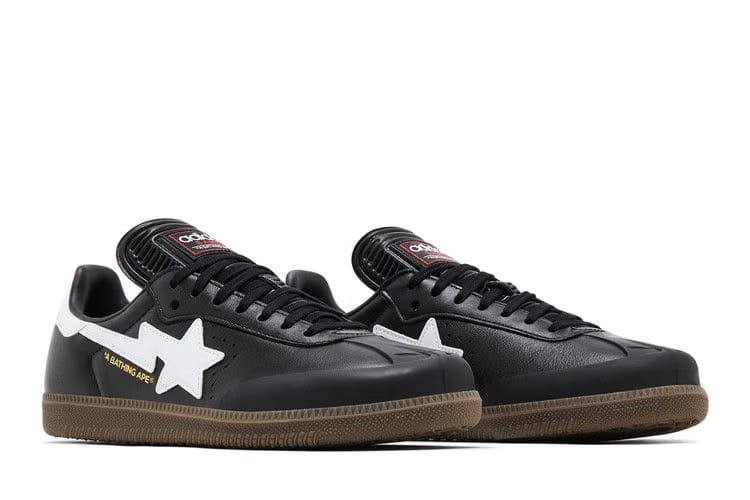 BAPE x adidas Samba Black White Gum