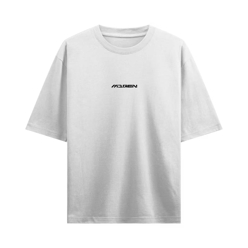 Myugen Nude Playlist Oversized T-Shirt White