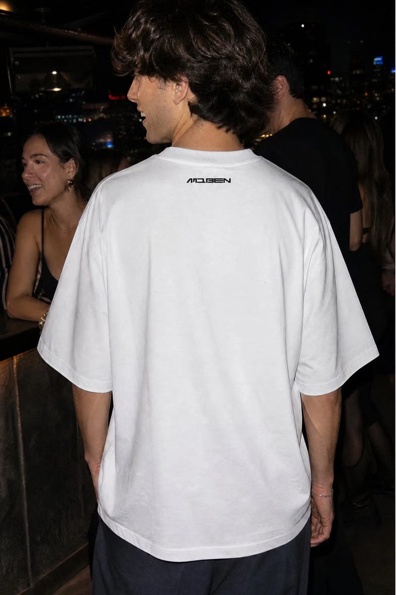 Myugen Sensitive Content Oversized T-Shirt White