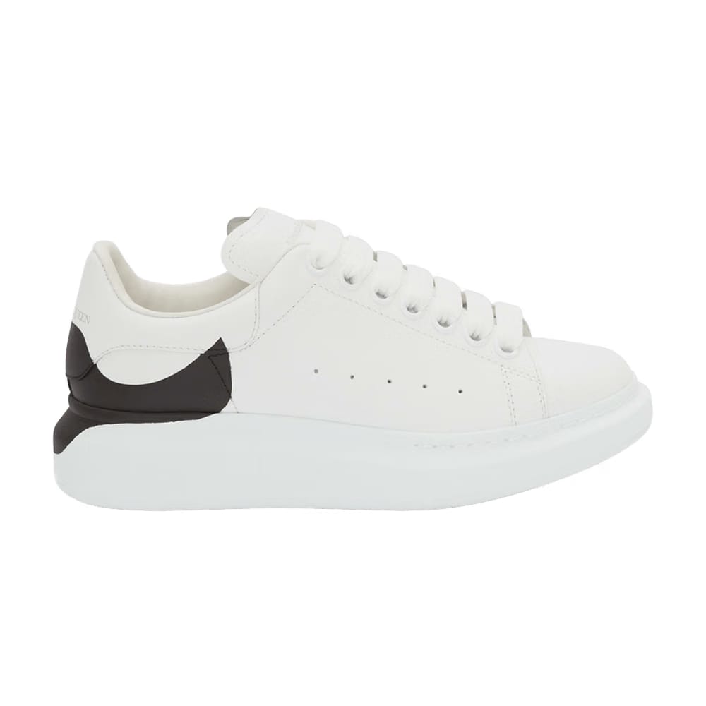 Alexander McQueen Wmns Oversized Sneaker 'Drop Heel Counter Print - Black'