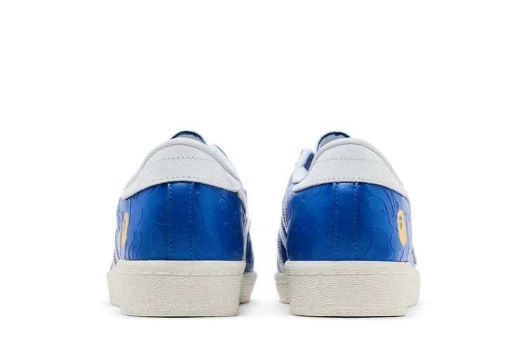 BAPE x adidas Superstar Vintage Blue White