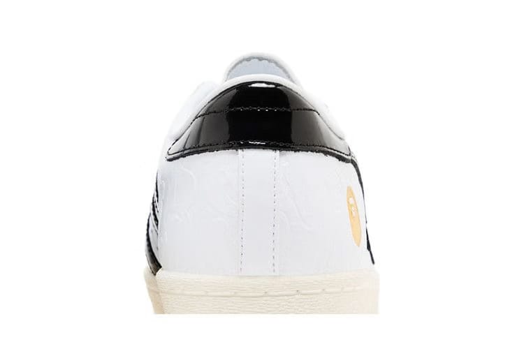 BAPE x adidas Superstar Vintage White Black