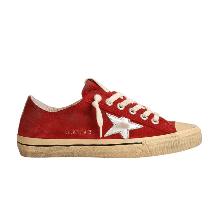 Golden Goose Wmns V-Star LTD 'Dark Red'