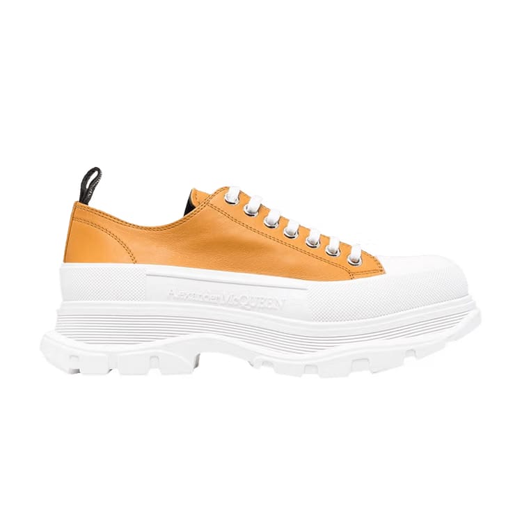 Alexander McQueen Tread Slick Lace-Up Mustard