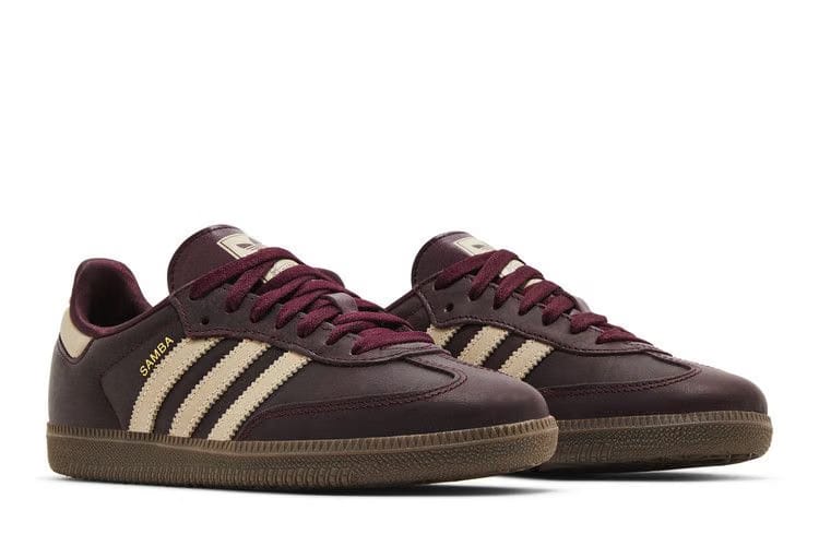Adidas Wmns Samba OG 'Maroon Crystal Sand'