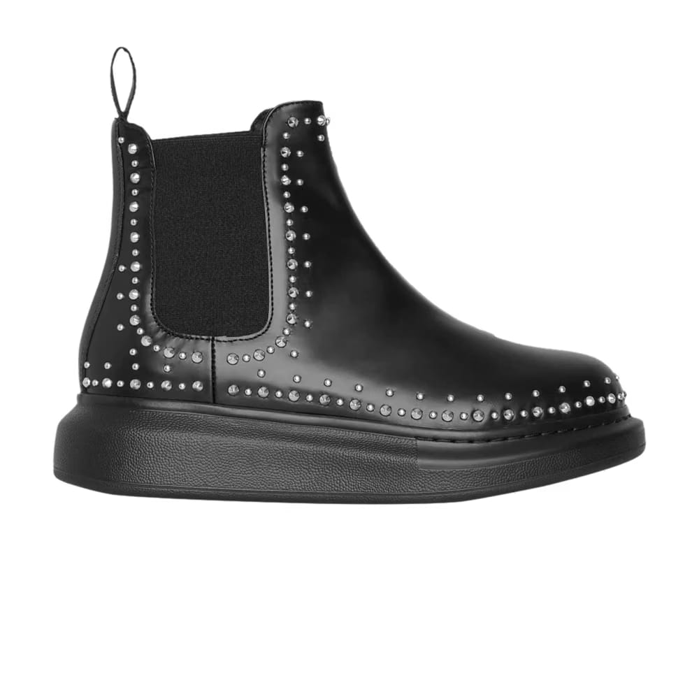 Alexander McQueen Hybrid Chelsea Boot Black Studded