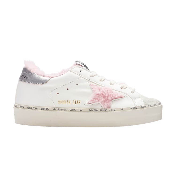 Golden Goose Wmns Hi Star 'White Ice Antique Pink'