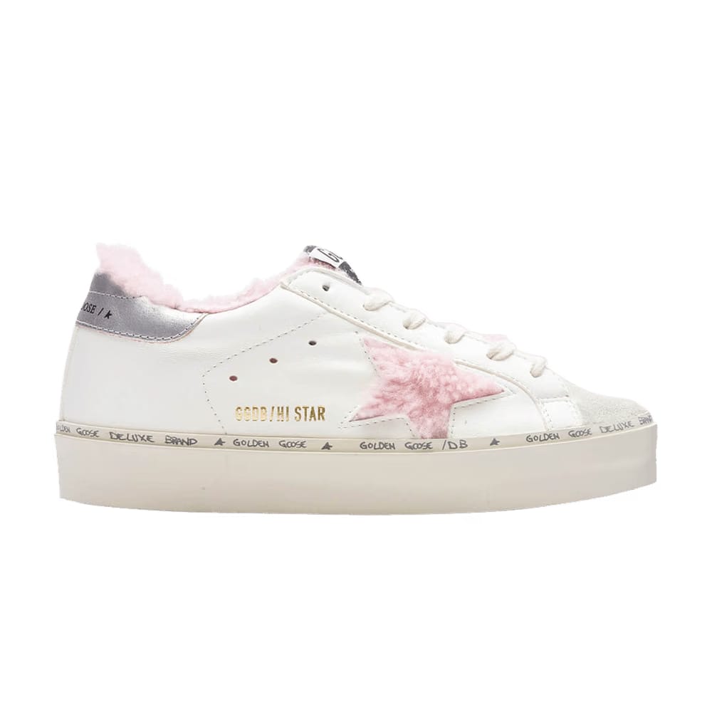 Golden Goose Wmns Hi Star 'White Ice Antique Pink'