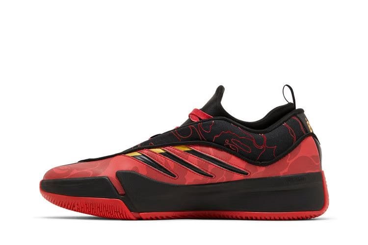 BAPE x adidas Dame 9 Black Scarlet