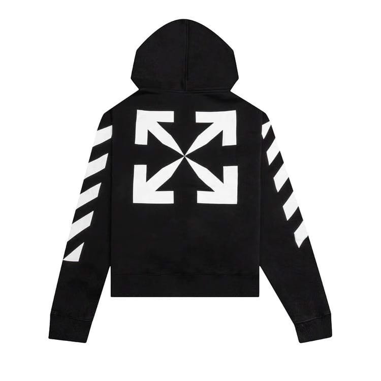 Off-White Diag Arrow Slim Hoodie Black/White