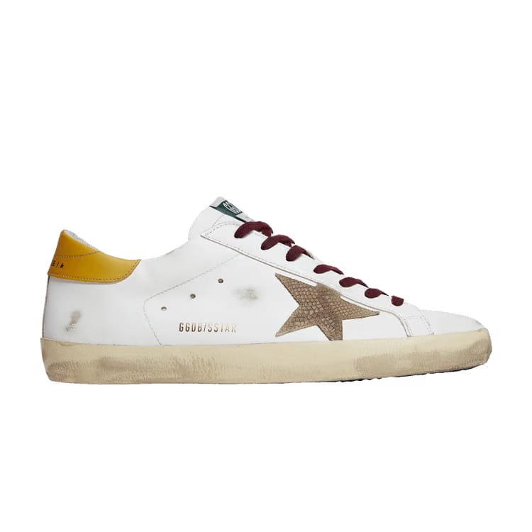 Golden Goose Superstar White Yellow