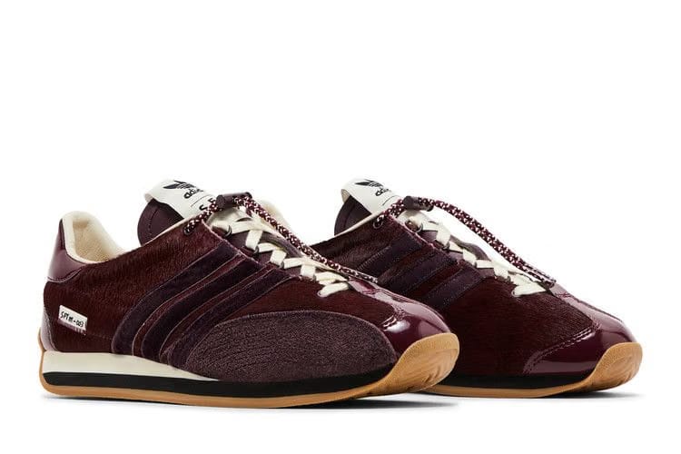 Song for the Mute x adidas Country OG Pony Hair Pack - Maroon