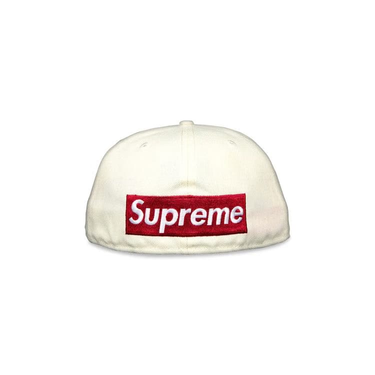 Supreme x New Era Reverse Box Logo Hat White