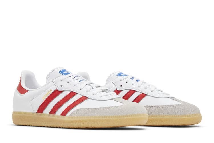 Adidas Samba OG J White Collegiate Red Gum