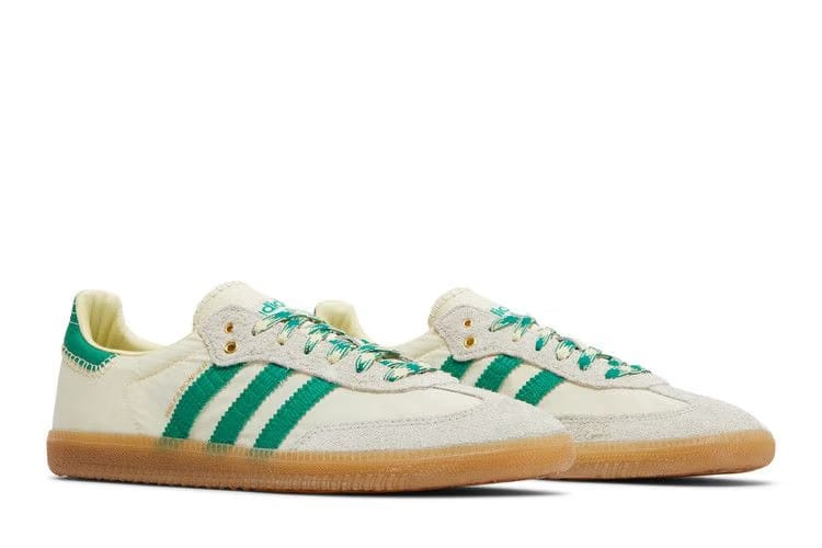 Wales Bonner x adidas Samba Cream White Bold Green