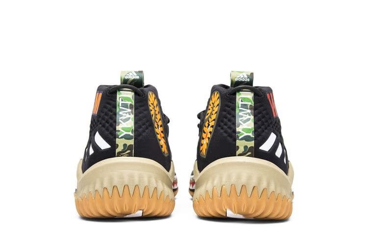 A Bathing Ape x adidas Dame 4 Green Camo