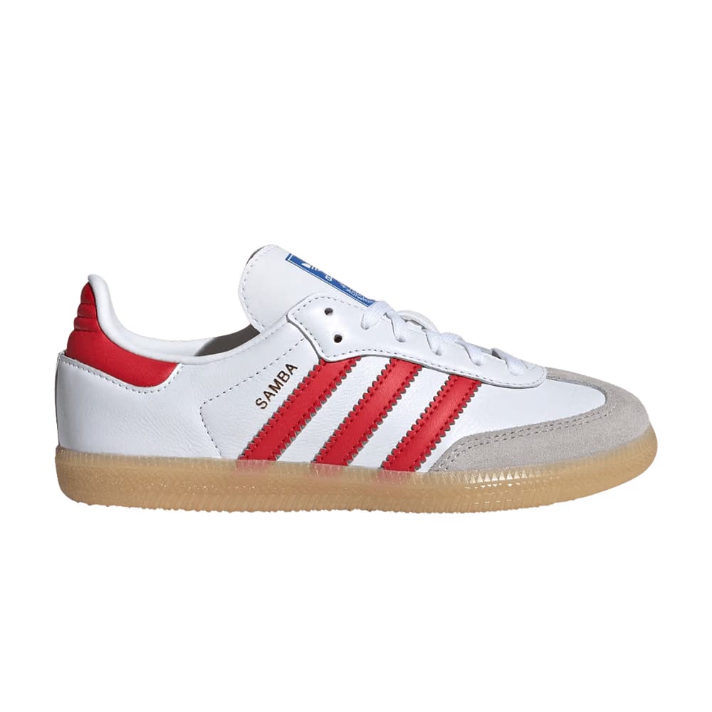 Adidas Samba OG C White Collegiate Red Gum