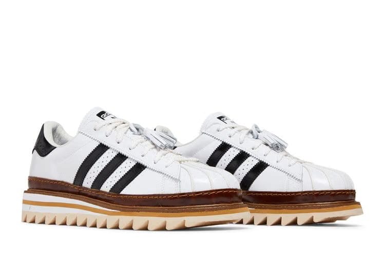 CLOT x adidas Superstar White Black
