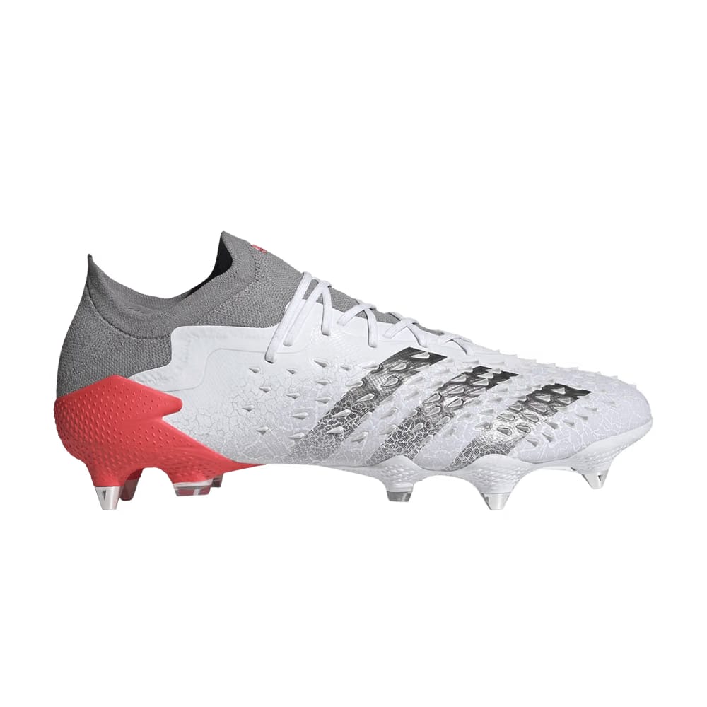Adidas Predator Freak.1 Low SG Demonskin - White Solar Red