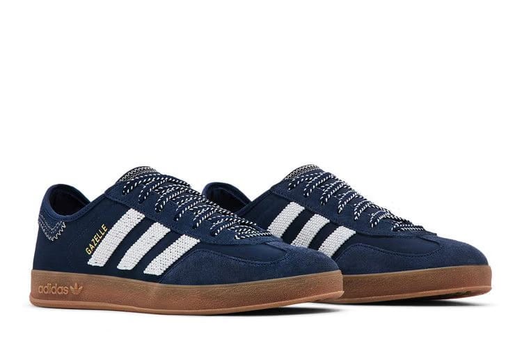 CLOT x adidas Gazelle Indoor Collegiate Navy Off White