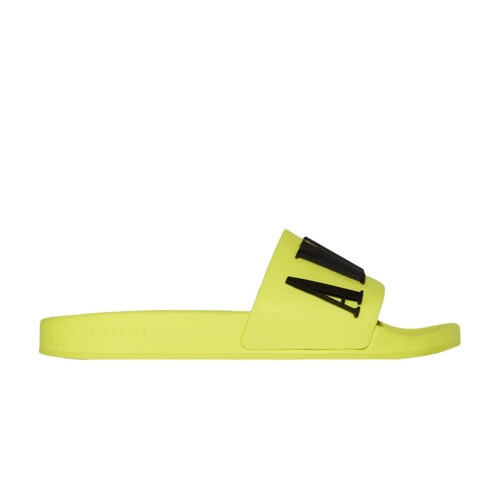 Amiri Rubber Classic Logo Pool Slide Volt