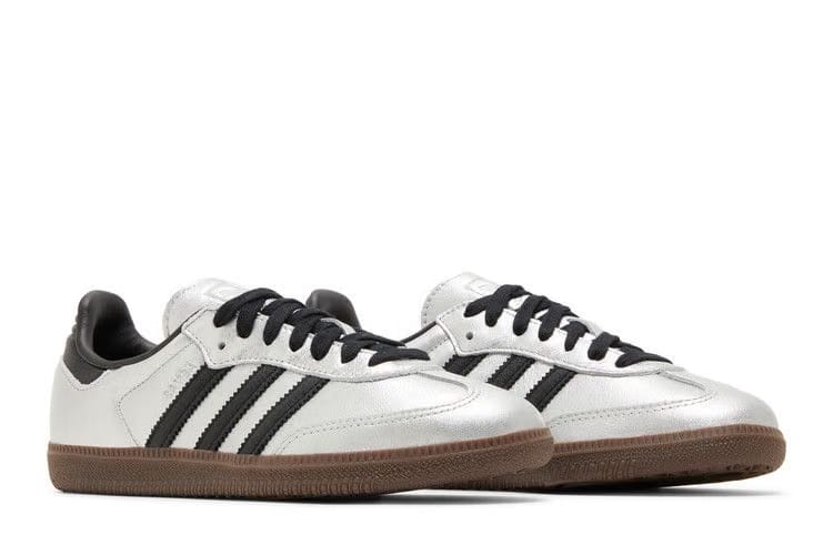Adidas Wmns Samba 'Silver Metallic Black Gum'