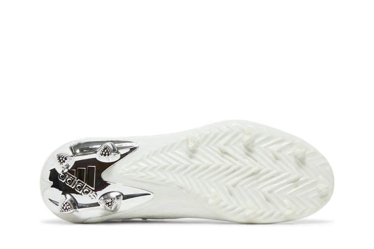 Adidas Adizero Primeknit Cleats White Silver Metallic