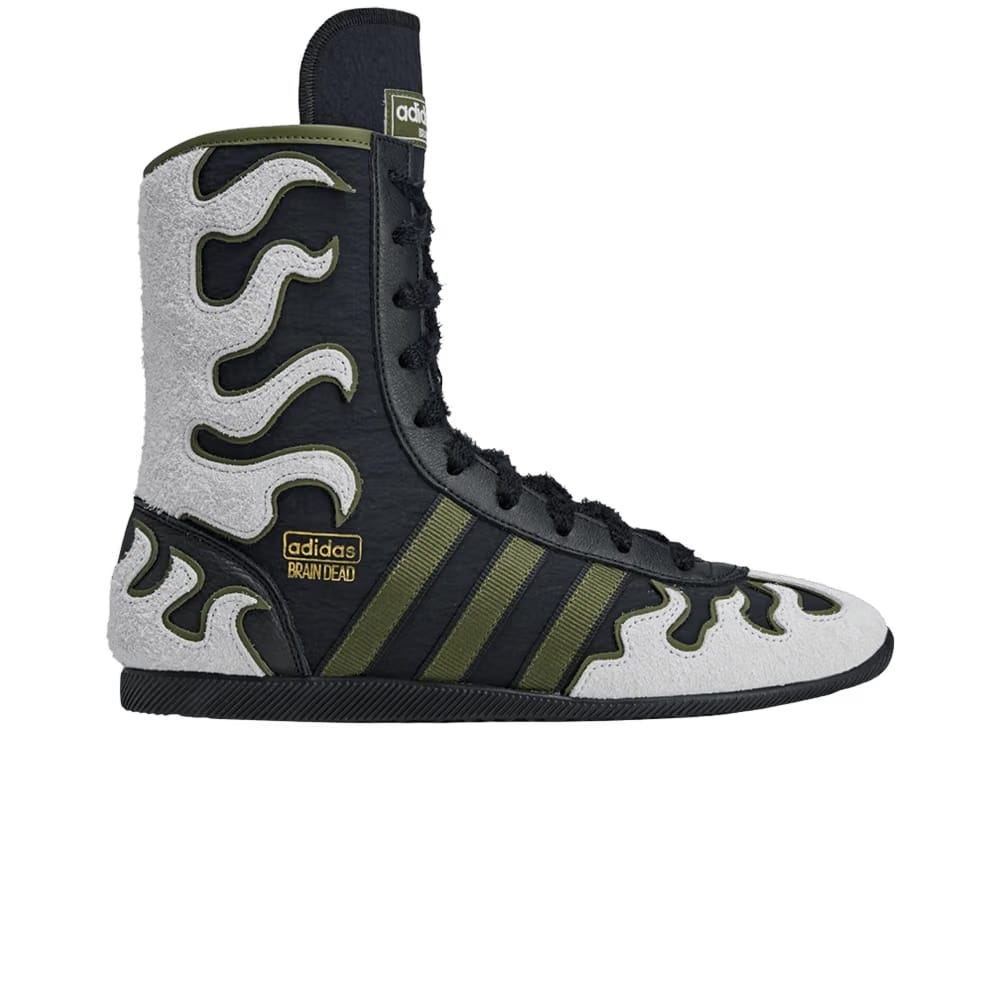 Brain Dead x adidas Japan High Black Olive