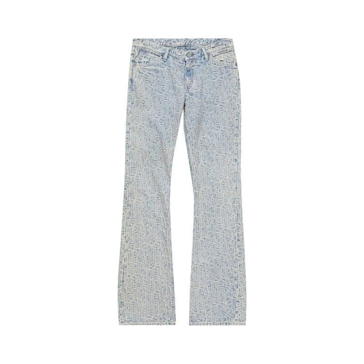 Acne Studios 2005 Monogram Jeans Blue/Beige