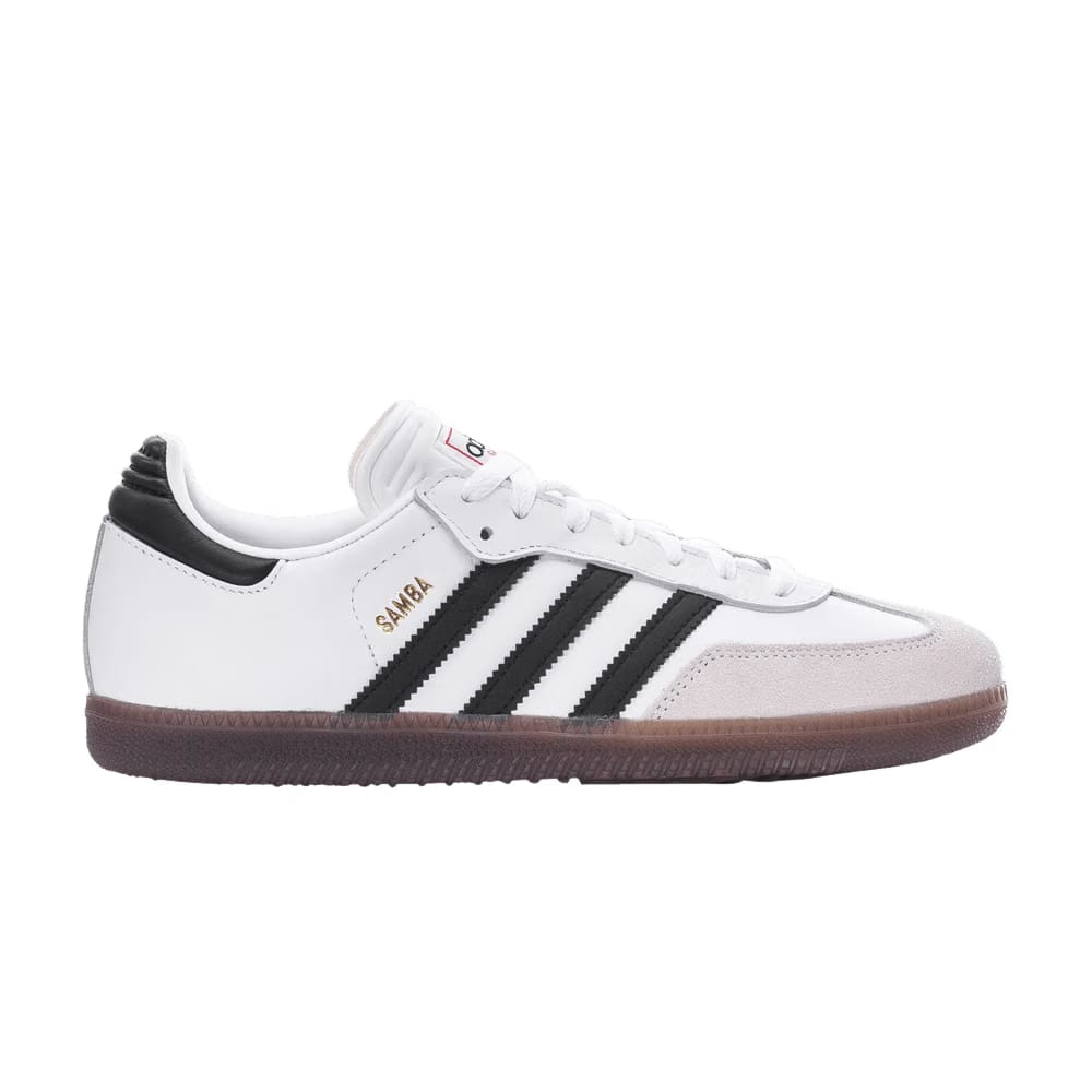 Adidas Samba J White Black Gum