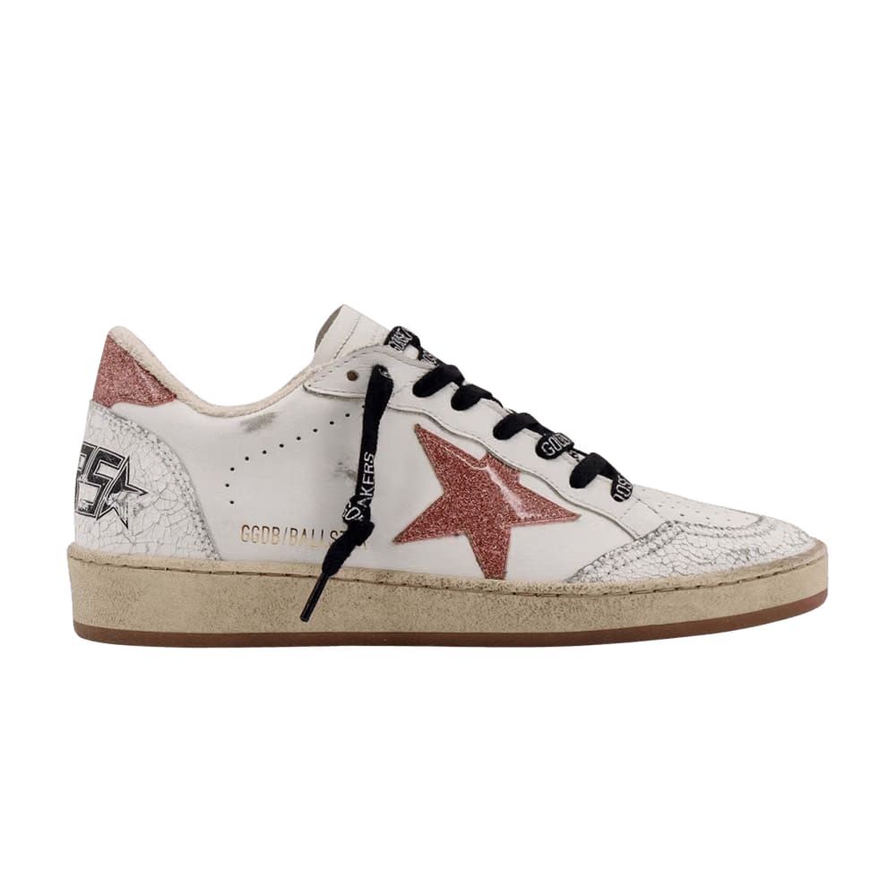 Golden Goose Wmns Ball Star 'White Peach'