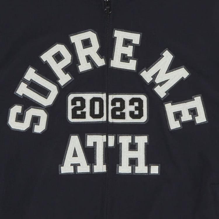Supreme Appliqué Hooded Track Jacket Black