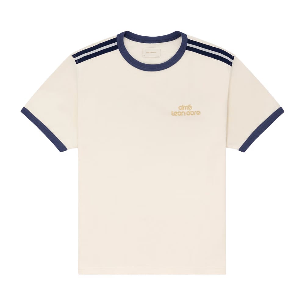 Aimé Leon Dore Retro Ringer T-Shirt Bone